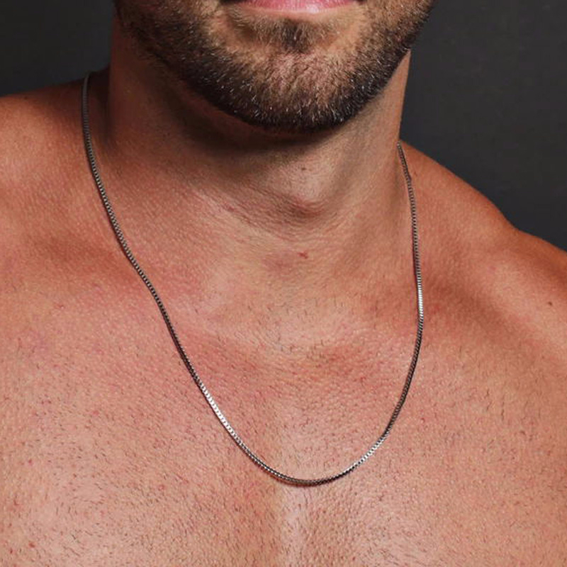 Cuban Link Chain 12Mm - 1/2/3MM Thin Chain Necklace for Men