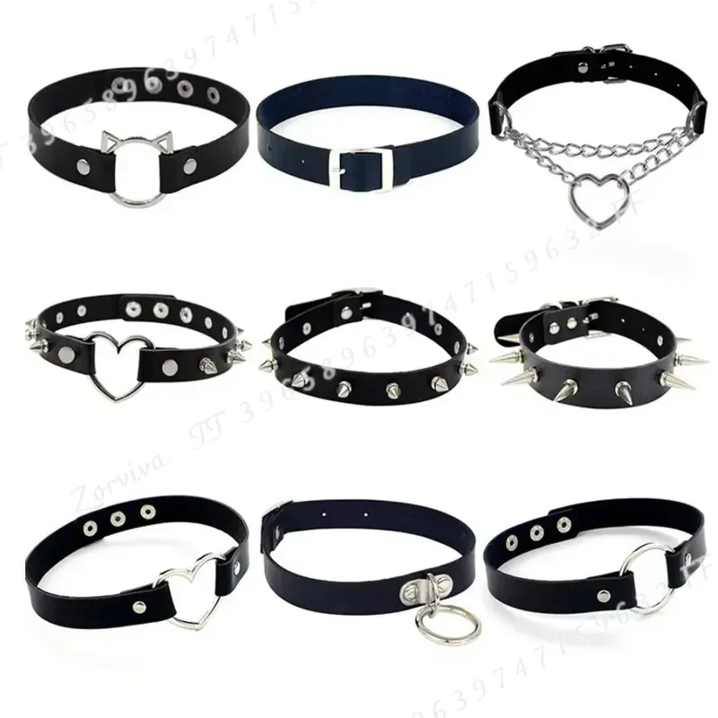 Harajuku Punk Rock Gothic Chok - Goth Punk Spike Choker review and price