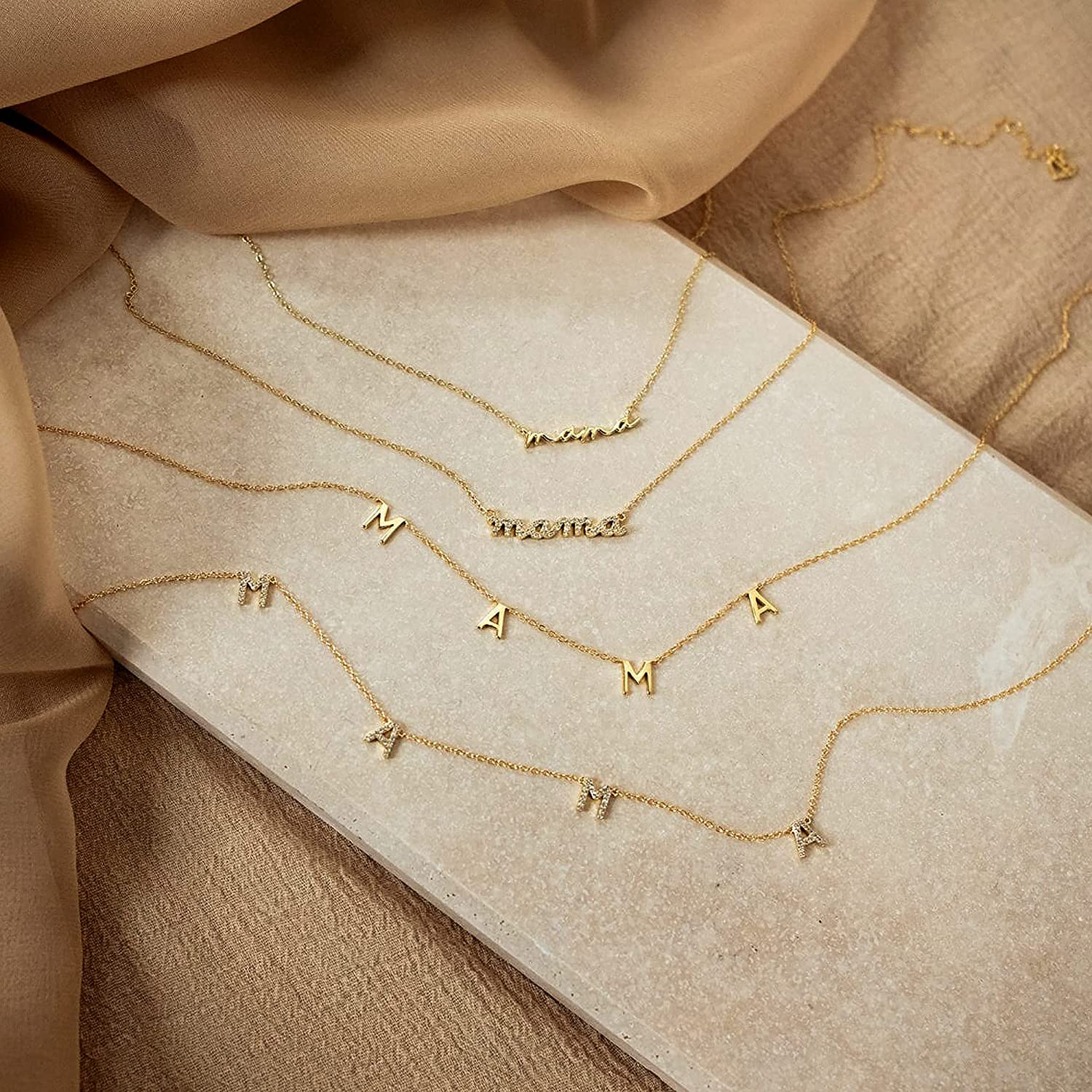 GD Wholesale Elegant Gift Tarn - Initial Letter Necklace 18K Gold review and price