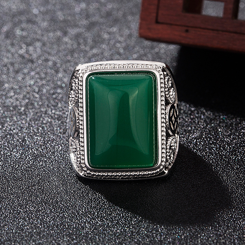Green Natural Jade Rings Real  - Rings review and price