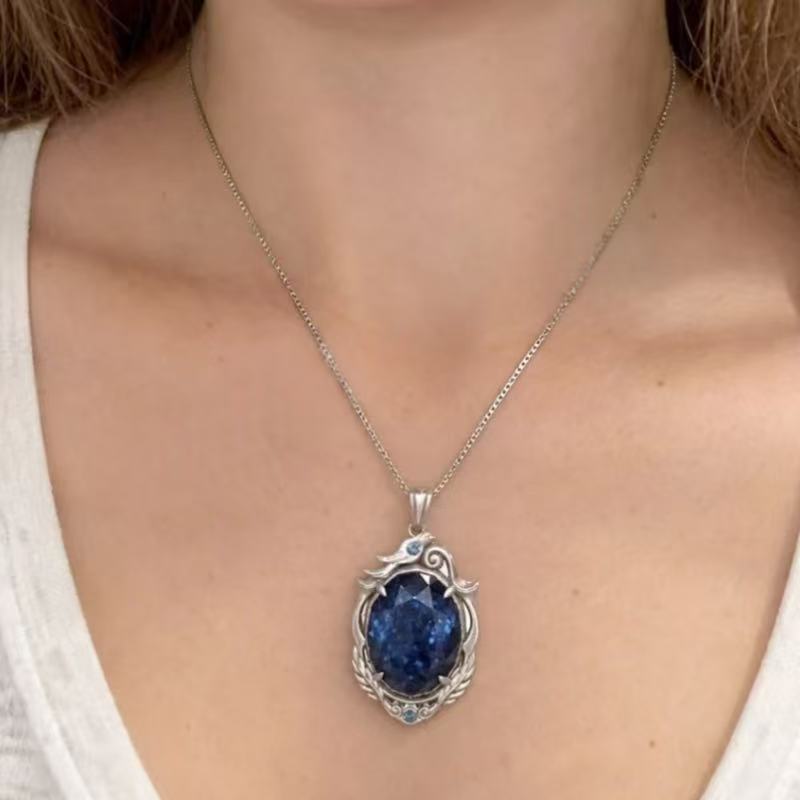 Identity V Cursed Sapphire Nec - Anime Pendant Necklace review and price