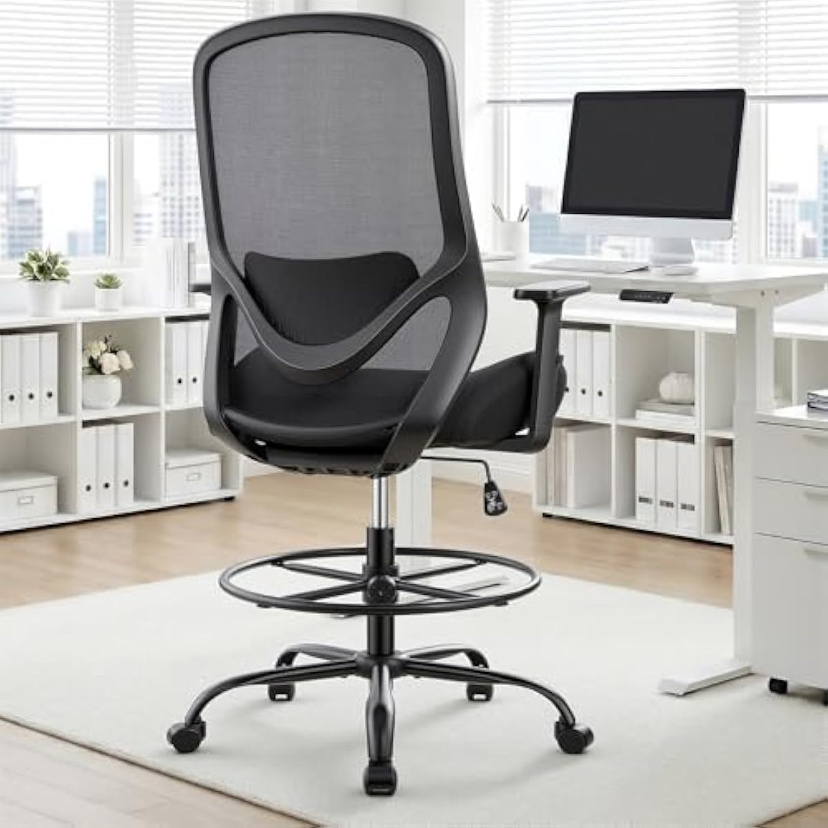 Ergonomic Tall Drafting Chair  - Rings review and price