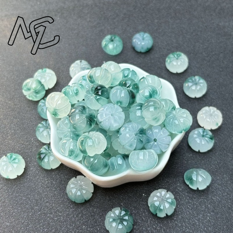 10pcs A Green Jade Pumpkin Bea - Earrings review and price