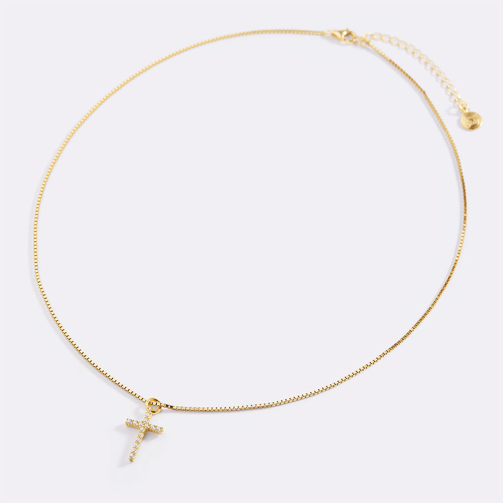 Diamond Pave Cross Necklace Cu - Cross Pendant Necklace Gold review and price