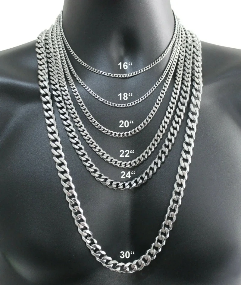 Men's 925 Sterling Silver Neck - Cuban Link Chain 12Mm review and price