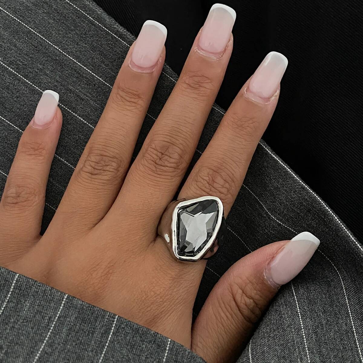 Salircon Vintage Black Acrylic - Vintage Punk Knuckle Rings Set review and price