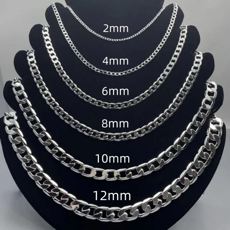 Men's 925 Sterling Silver Neck - Cuban Link Chain 12Mm review and price