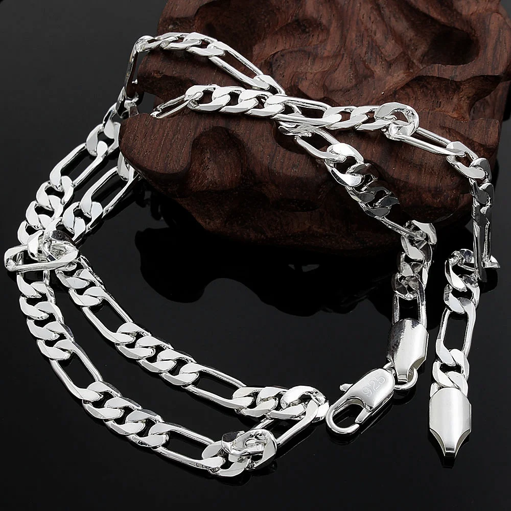925 Sterling silver 18K gold N - 925 Sterling Silver Chain Necklace Men review and price