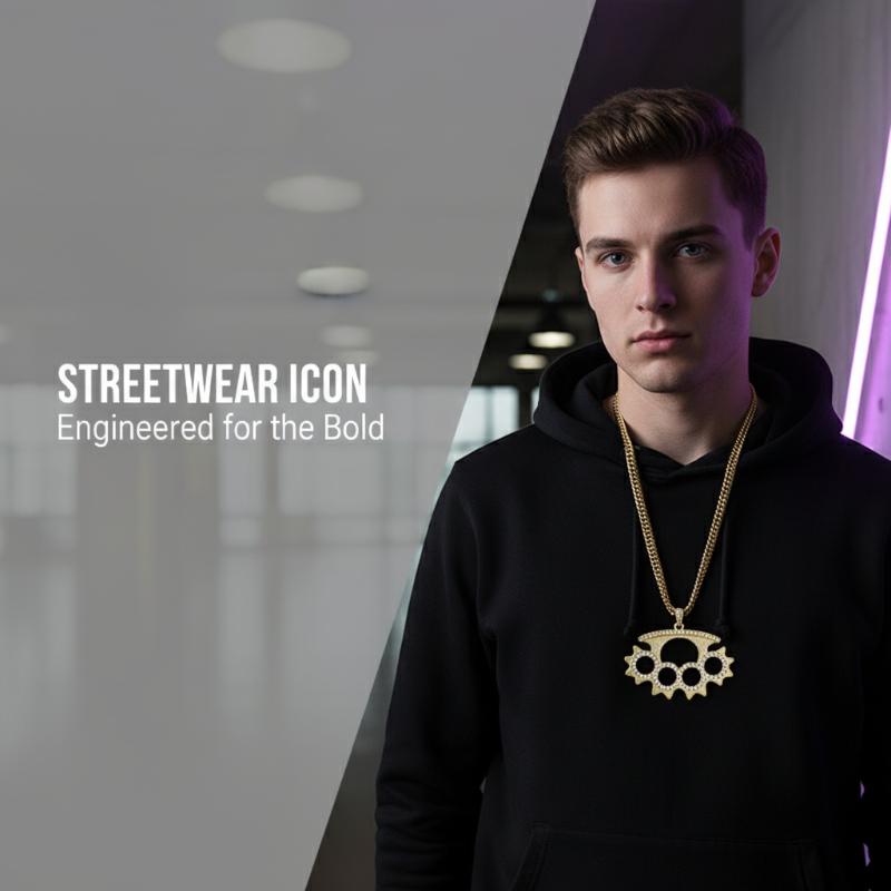 Y2K Punk Stainless Steel Penda - Layered Pendant Necklace Aesthetic review and price