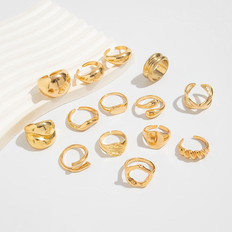 Fashion Vintage Metal Rings Fo - Vintage Punk Knuckle Rings Set review and price