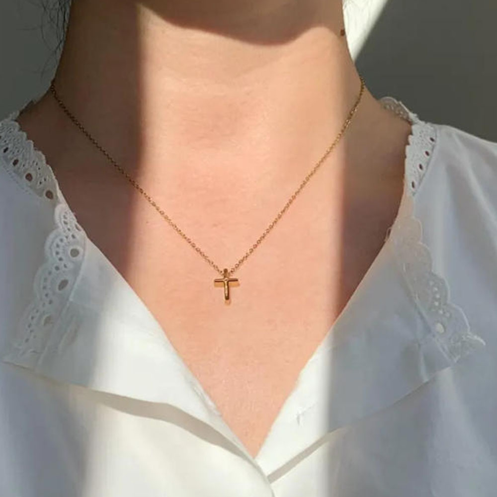 Exquisite gold cross necklace, - Cross Pendant Necklace Gold review and price