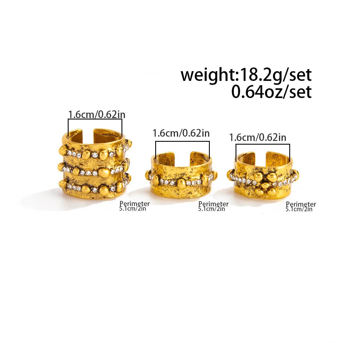 Ingemark 3Pcs Vintage Inlay Rh - Vintage Punk Knuckle Rings Set review and price