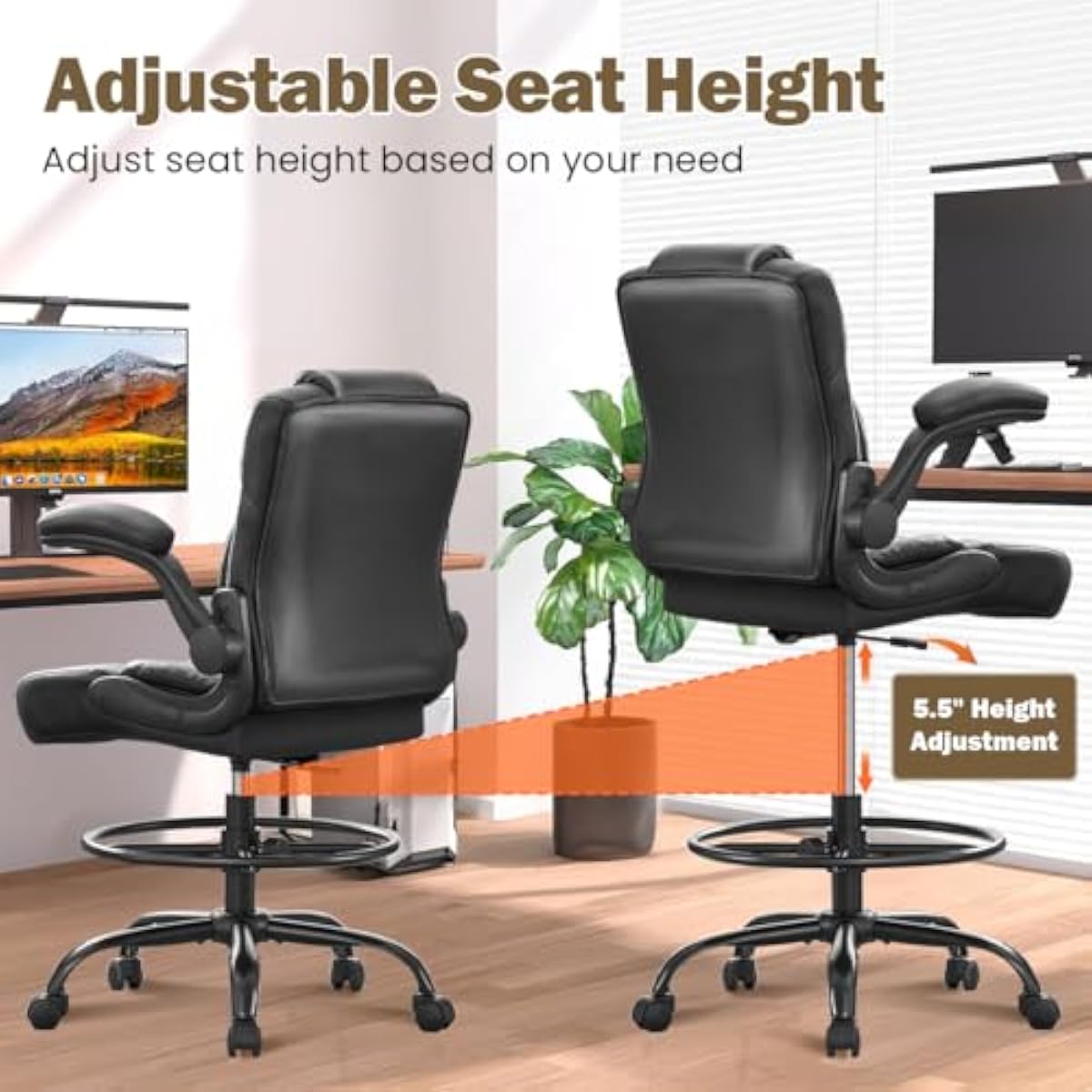 Ergonomic Tall Stool for Stand - Rings review and price