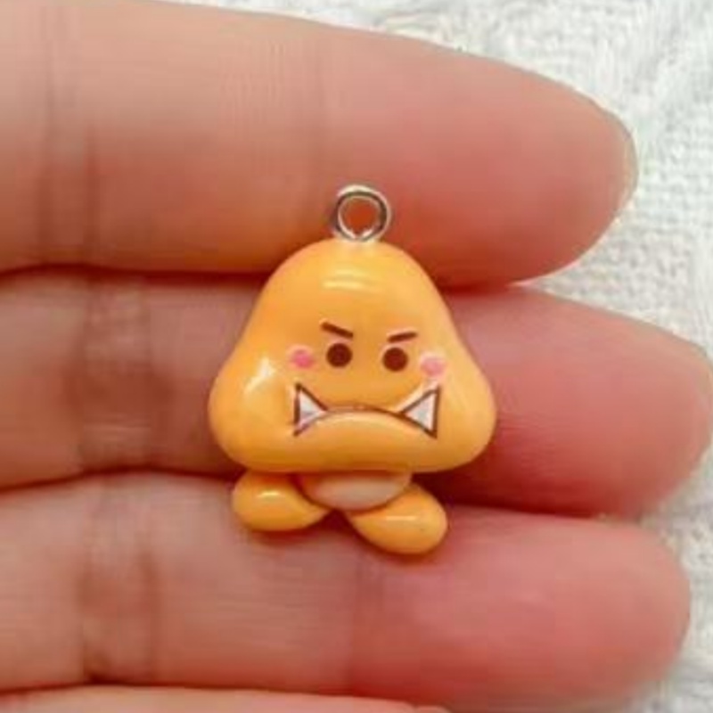 10pcs resin cartoon pendant, D - Earrings review and price