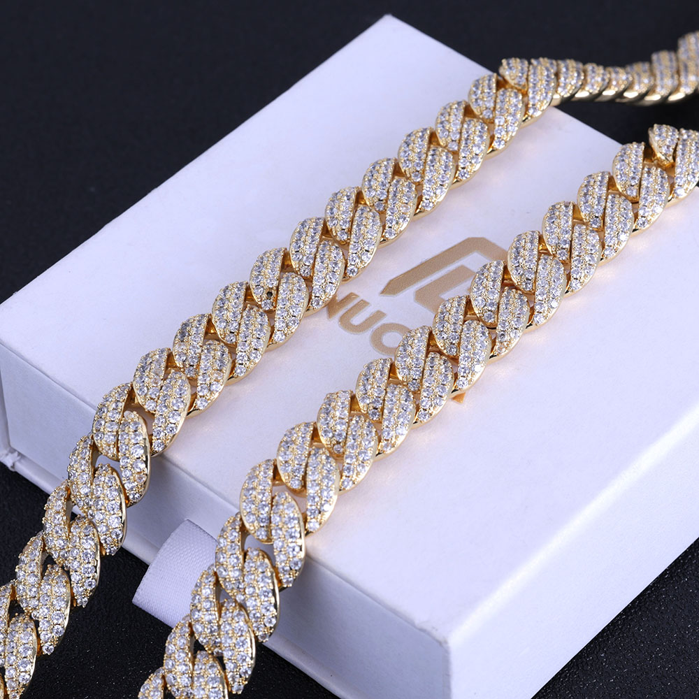 ESKEEM New Style 13MM Iced Out - Cuban Link Chain 12Mm review and price