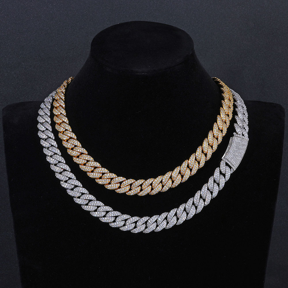 ESKEEM New Style 13MM Iced Out - Cuban Link Chain 12Mm review and price
