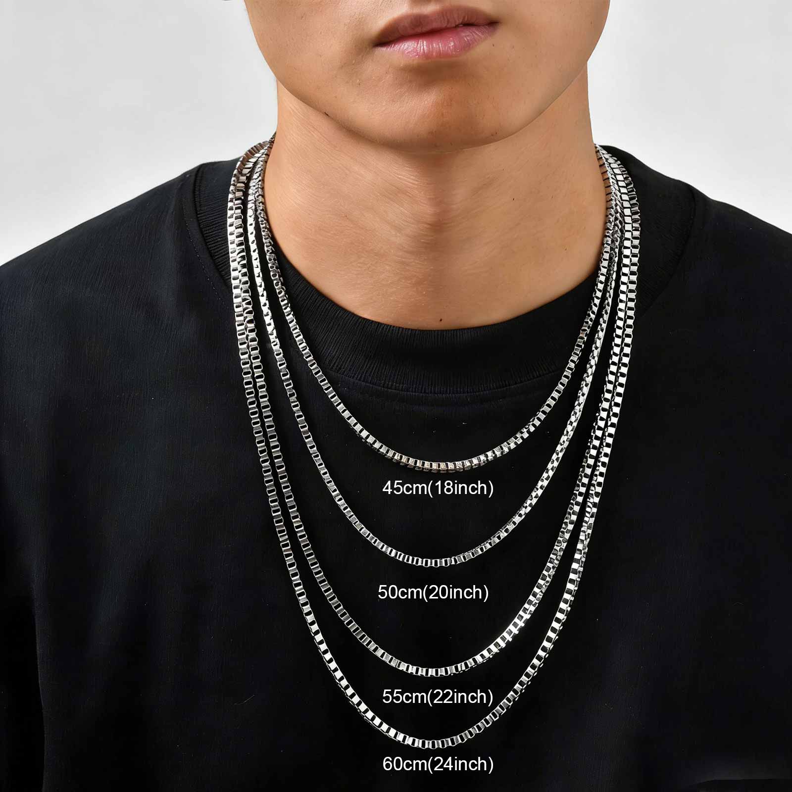 1/2/3MM Thin Chain Necklace fo - Cuban Link Chain 12Mm review and price