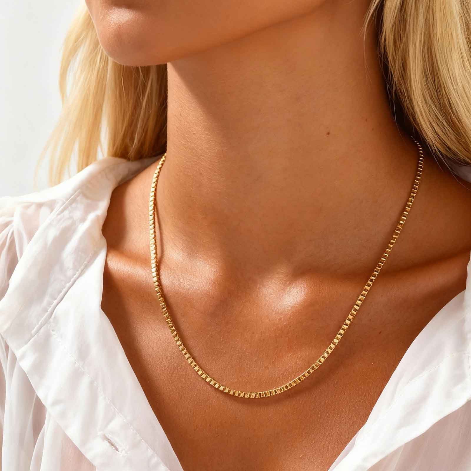 1/2/3MM Thin Chain Necklace fo - Cuban Link Chain 12Mm review and price