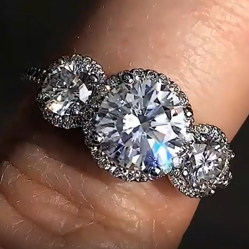 Custom Real Platinum PT950 Wom - Moissanite Engagement Ring 1 Carat review and price